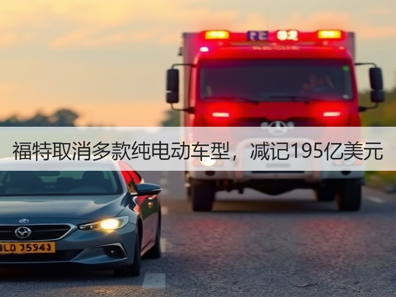 福特取消多款纯电动车型,减记195亿美元 福特取消多款纯电动车型,减记195亿美元