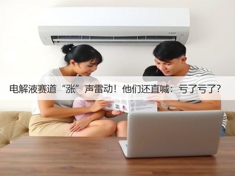 电解液赛道“涨”声雷动！他们还直喊：亏了亏了？