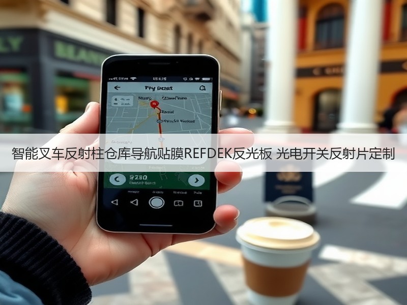 智能叉车反射柱仓库导航贴膜REFDEK反光板 光电开关反射片定制