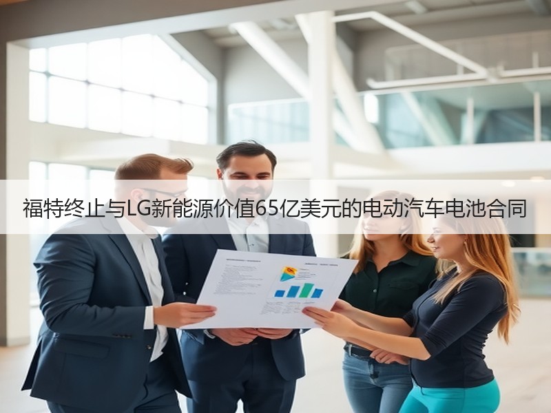 福特终止与LG新能源价值65亿美元的电动汽车电池合同