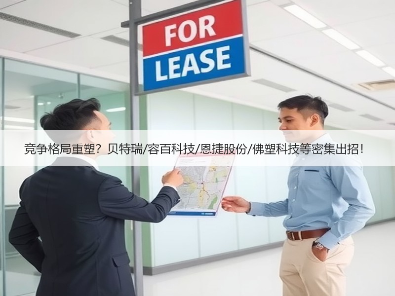 竞争格局重塑？贝特瑞/容百科技/恩捷股份/佛塑科技等密集出招！