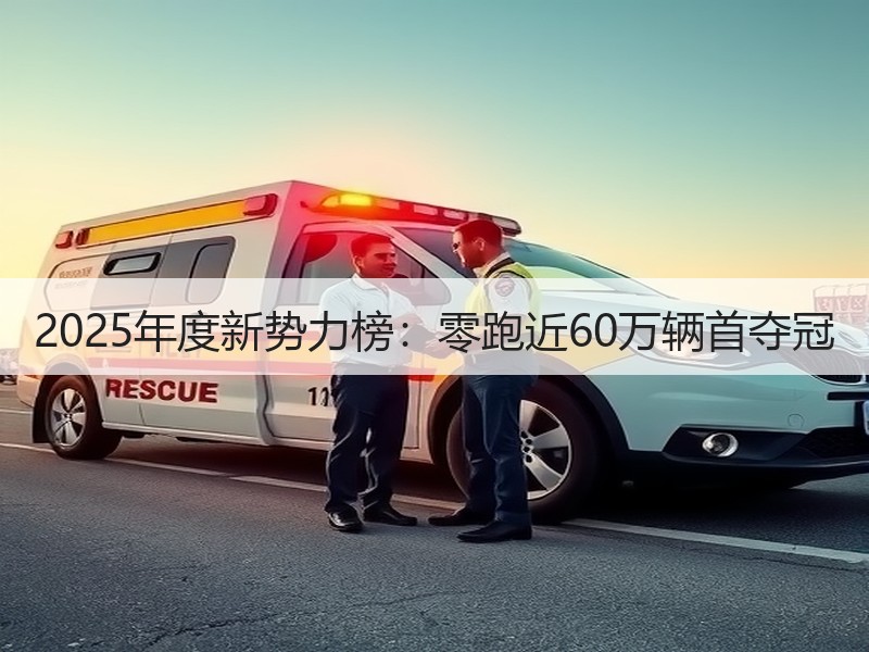 2025年度新势力榜：零跑近60万辆首夺冠