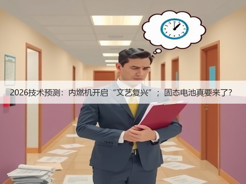 2026技术预测：内燃机开启“文艺复兴”；固态电池真要来了？