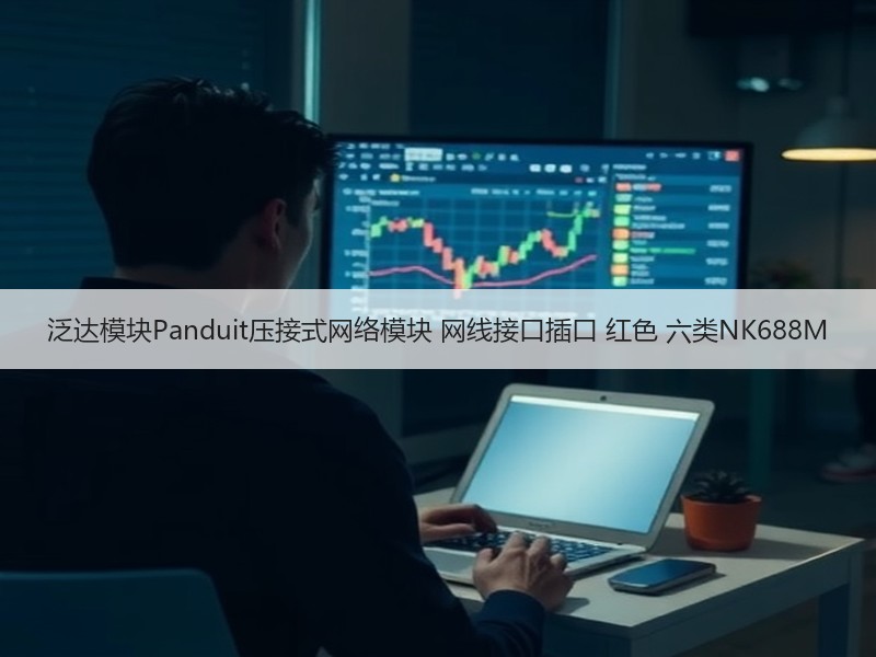 泛达模块Panduit压接式网络模块 网线接口插口 红色 六类NK688M 泛达模块Panduit压接式网络模块 网线接口插口 红色 六类NK688M
