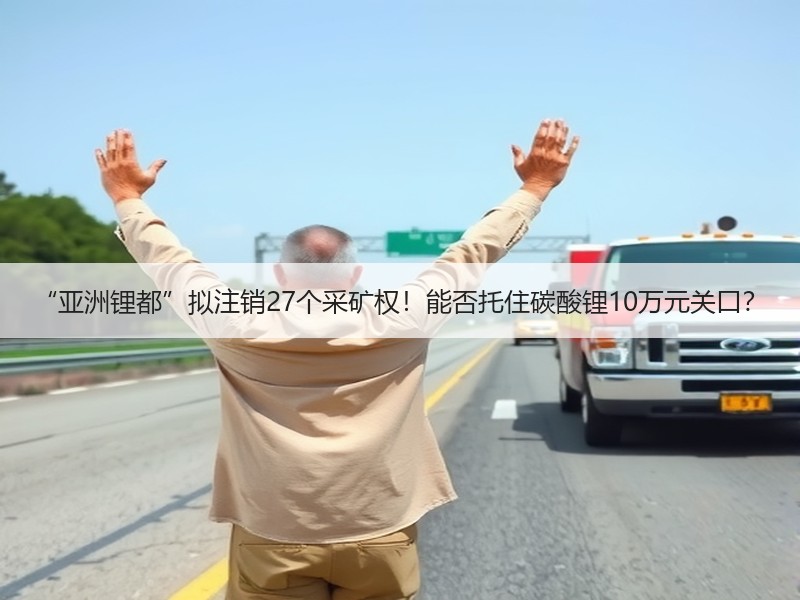 “亚洲锂都”拟注销27个采矿权！能否托住碳酸锂10万元关口？
