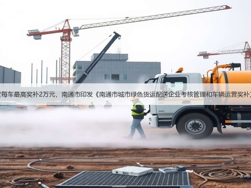 每年度每车最高奖补2万元,南通市印发《南通市城市绿色货运配送企业考核管理和车辆运营奖补方案》 每年度每车最高奖补2万元,南通市印发《南通市城市绿色货运配送企业考核管理和车辆运营奖补方案》
