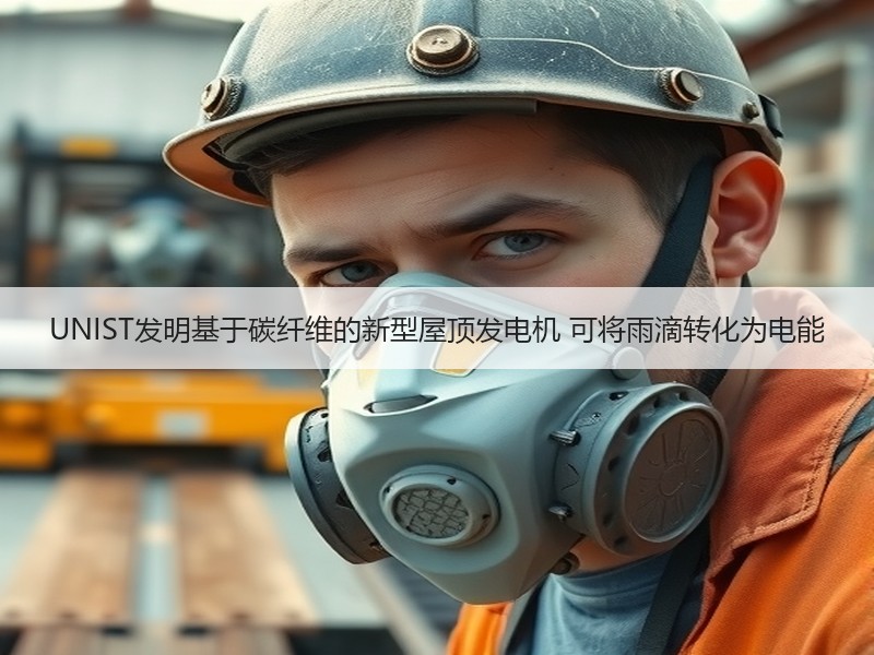 UNIST发明基于碳纤维的新型屋顶发电机 可将雨滴转化为电能 UNIST发明基于碳纤维的新型屋顶发电机 可将雨滴转化为电能