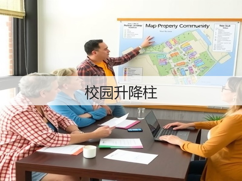 校园升降柱