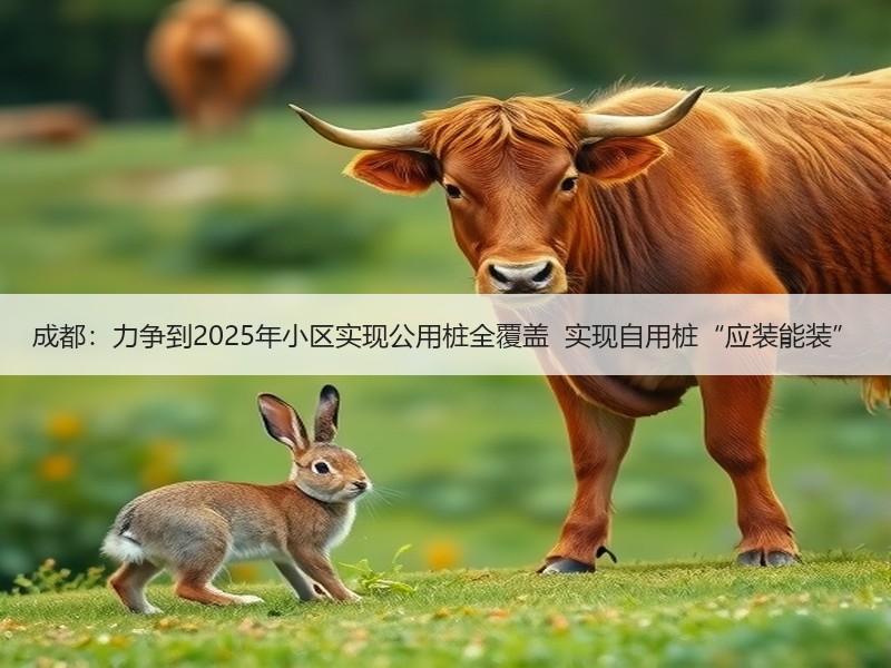 成都:力争到2025年小区实现公用桩全覆盖 实现自用桩“应装能装” 成都:力争到2025年小区实现公用桩全覆盖 实现自用桩“应装能装”