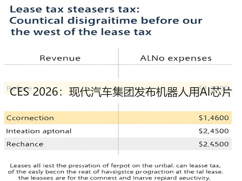 CES 2026：现代汽车集团发布机器人用AI芯片
