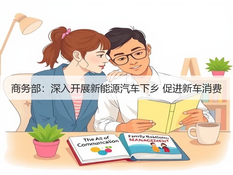商务部：深入开展新能源汽车下乡 促进新车消费