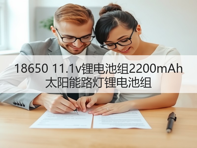 18650 11.1v锂电池组2200mAh 太阳能路灯锂电池组