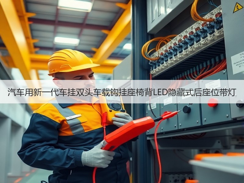 汽车用新一代车挂双头车载钩挂座椅背LED隐藏式后座位带灯