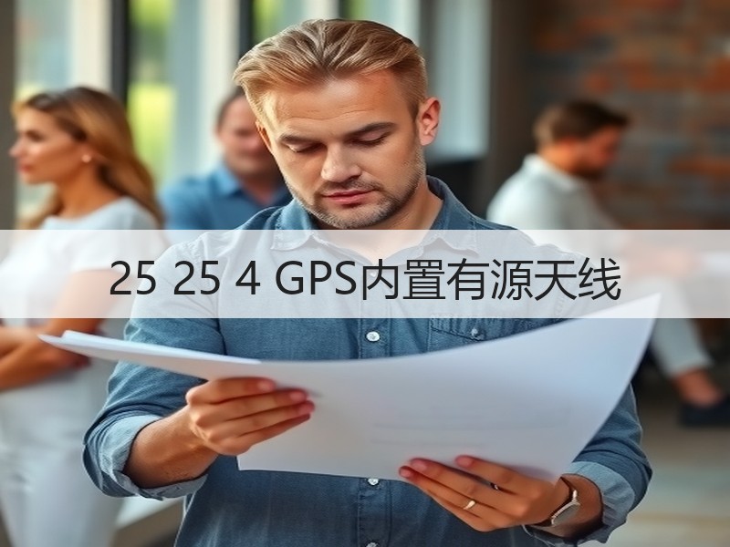 25 25 4 GPS内置有源天线 25 25 4 GPS内置有源天线