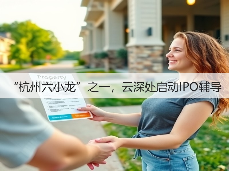 “杭州六小龙”之一，云深处启动IPO辅导