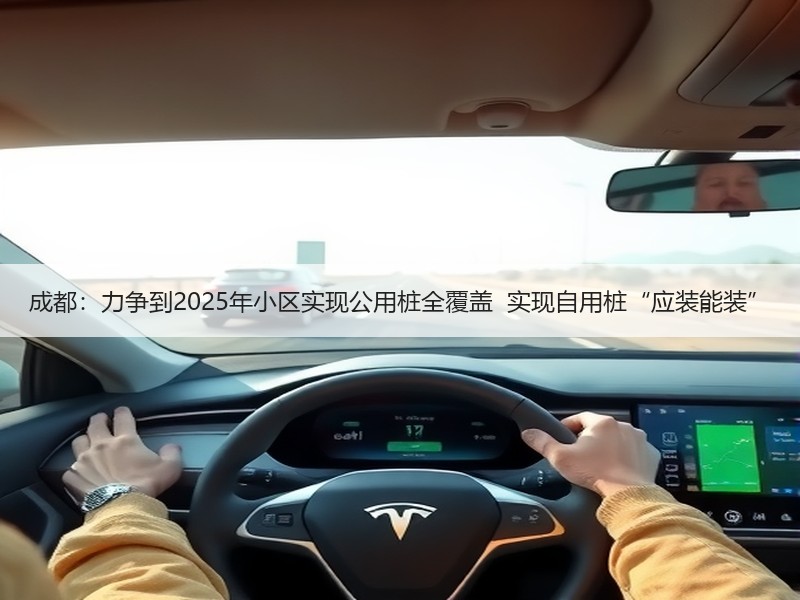 成都:力争到2025年小区实现公用桩全覆盖 实现自用桩“应装能装” 成都:力争到2025年小区实现公用桩全覆盖 实现自用桩“应装能装”