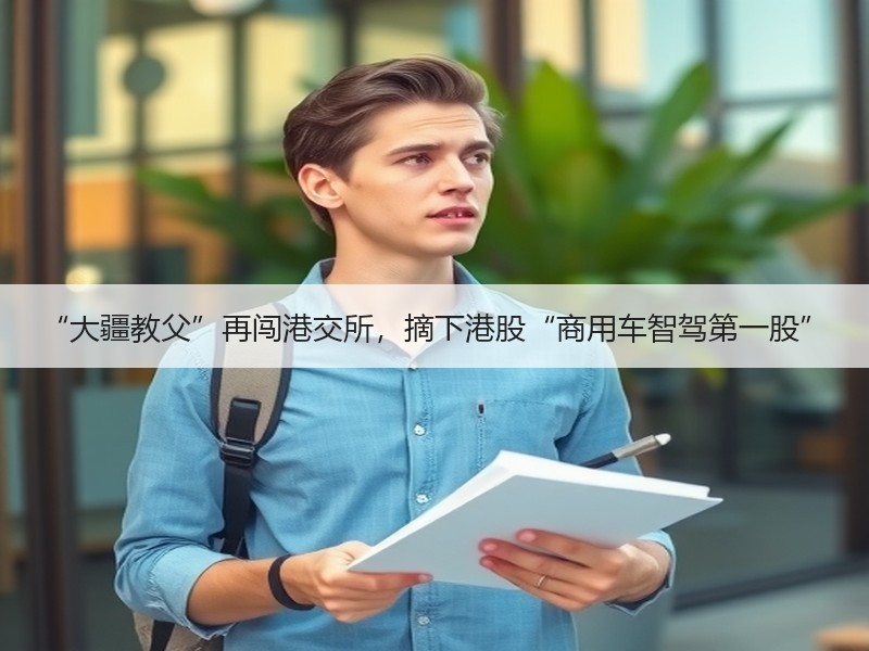 “大疆教父”再闯港交所，摘下港股“商用车智驾第一股”
