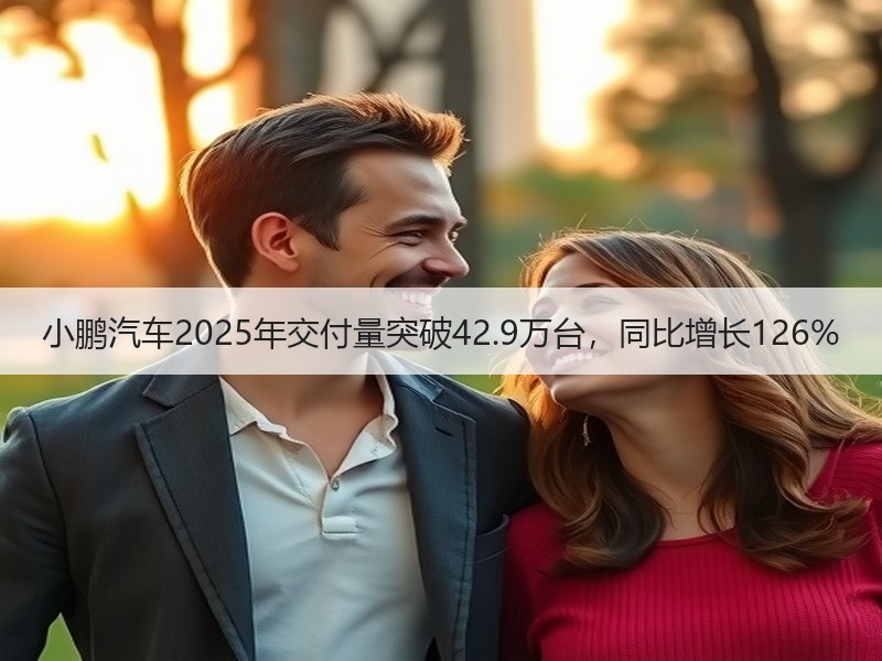 小鹏汽车2025年交付量突破42.9万台，同比增长126%