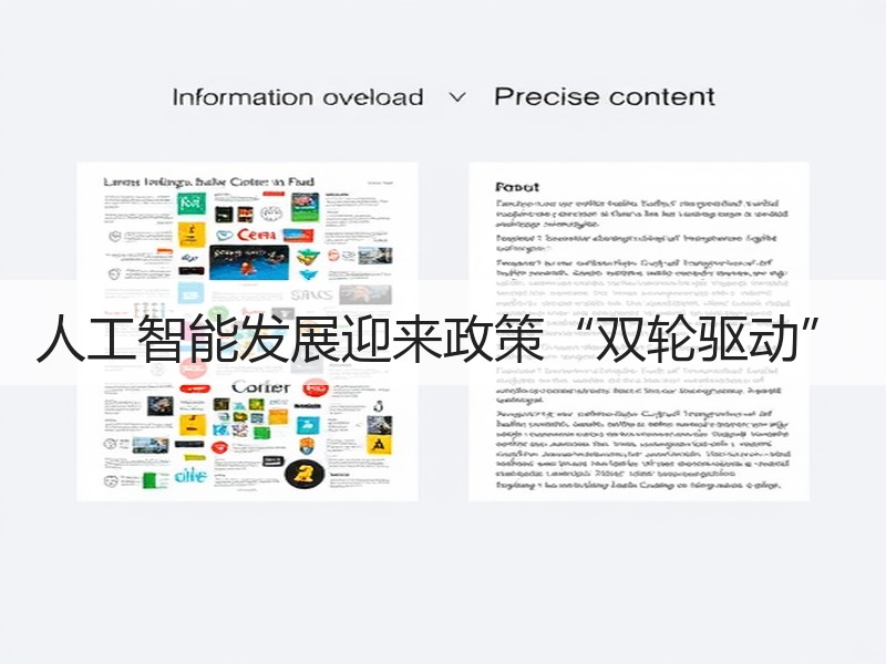 人工智能发展迎来政策“双轮驱动” 人工智能发展迎来政策“双轮驱动”