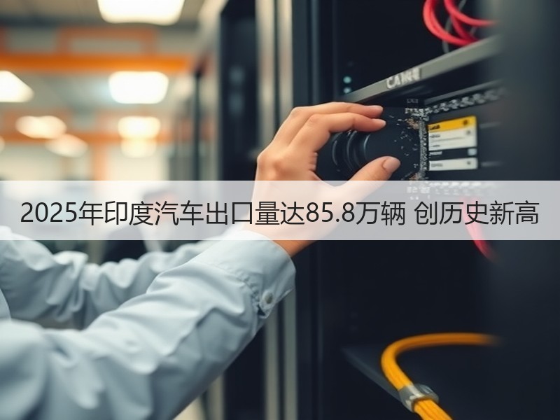 2025年印度汽车出口量达85.8万辆 创历史新高
