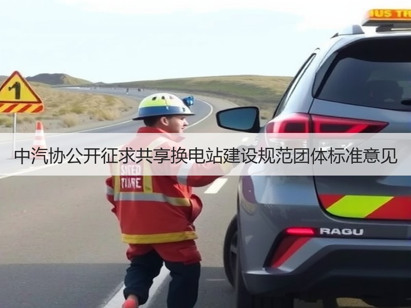 中汽协公开征求共享换电站建设规范团体标准意见