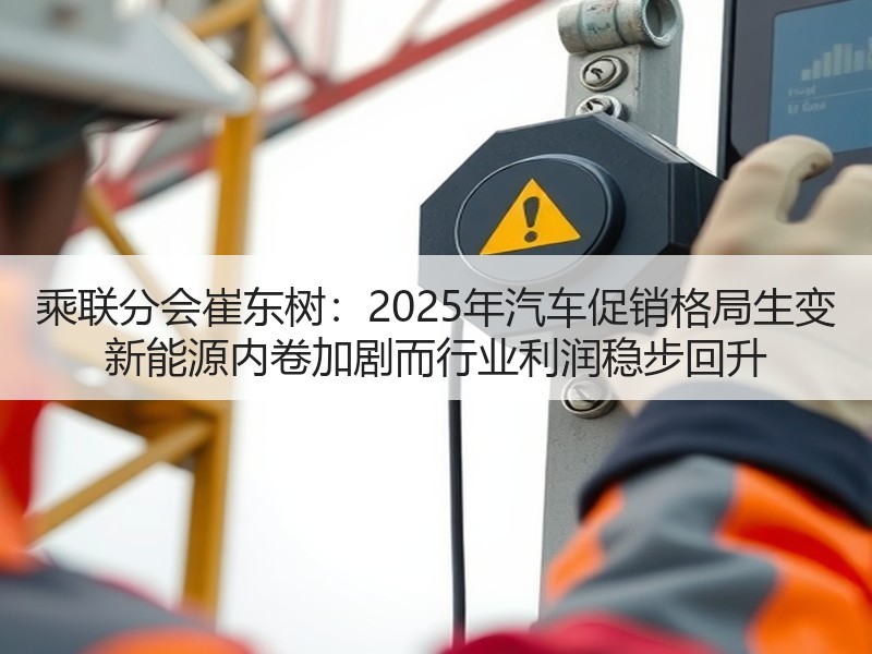 乘联分会崔东树：2025年汽车促销格局生变 新能源内卷加剧而行业利润稳步回升