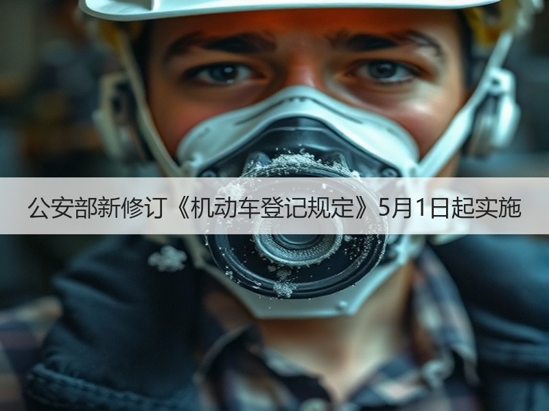 公安部新修订《机动车登记规定》5月1日起实施