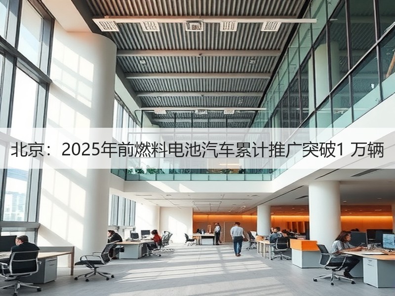 北京:2025年前燃料电池汽车累计推广突破1 万辆 北京:2025年前燃料电池汽车累计推广突破1 万辆