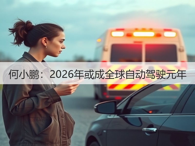何小鹏：2026年或成全球自动驾驶元年