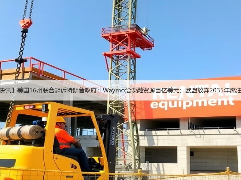 【国际快讯】美国16州联合起诉特朗普政府;Waymo洽谈融资逾百亿美元;欧盟放弃2035年燃油车禁令 【国际快讯】美国16州联合起诉特朗普政府;Waymo洽谈融资逾百亿美元;欧盟放弃2035年燃油车禁令