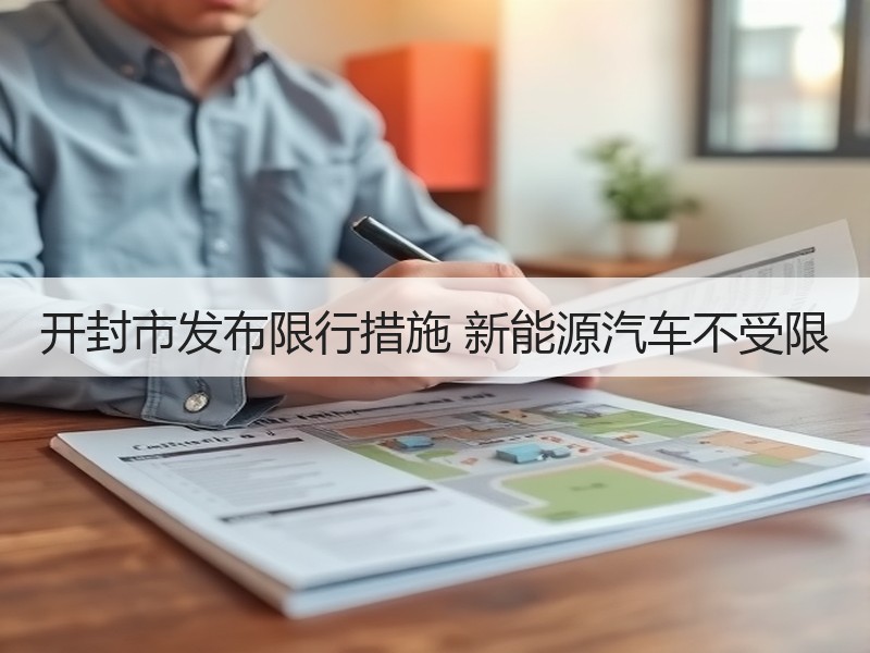 开封市发布限行措施 新能源汽车不受限 开封市发布限行措施 新能源汽车不受限