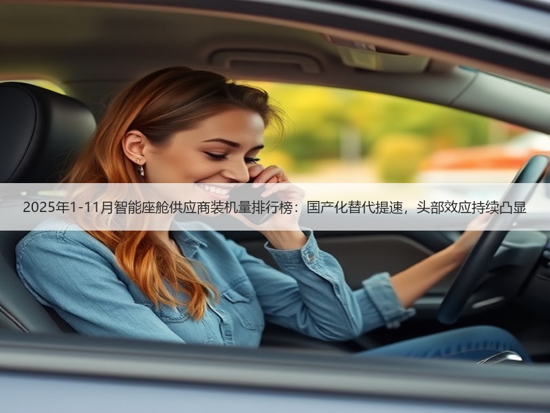 2025年1-11月智能座舱供应商装机量排行榜：国产化替代提速，头部效应持续凸显
