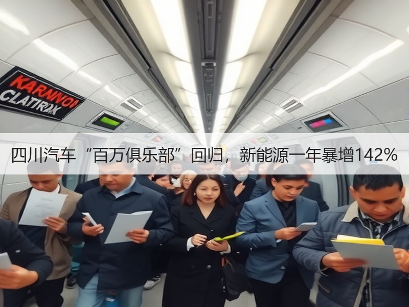 四川汽车“百万俱乐部”回归，新能源一年暴增142%
