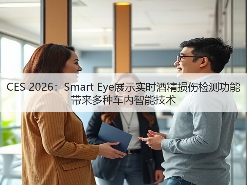 CES 2026：Smart Eye展示实时酒精损伤检测功能 带来多种车内智能技术