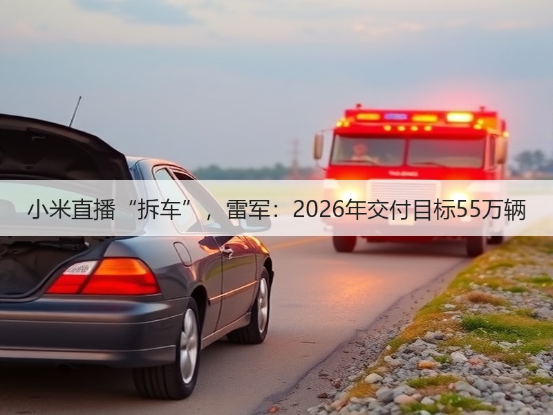 小米直播“拆车”,雷军:2026年交付目标55万辆 小米直播“拆车”,雷军:2026年交付目标55万辆