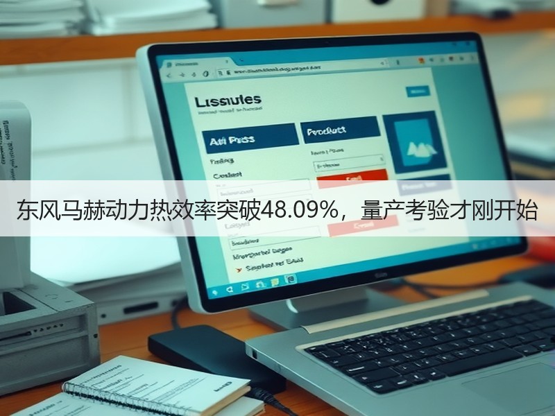 东风马赫动力热效率突破48.09%，量产考验才刚开始