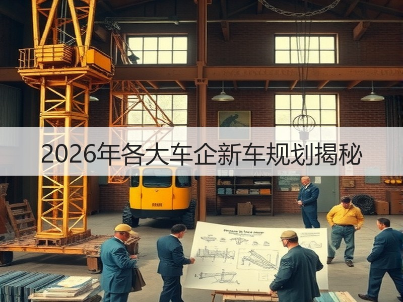 2026年各大车企新车规划揭秘
