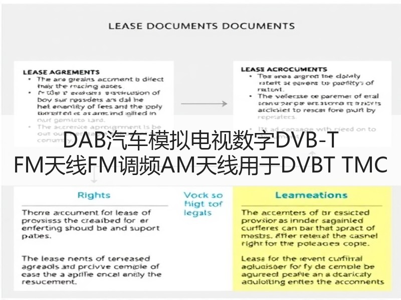 DAB汽车模拟电视数字DVB-T FM天线FM调频AM天线用于DVBT TMC