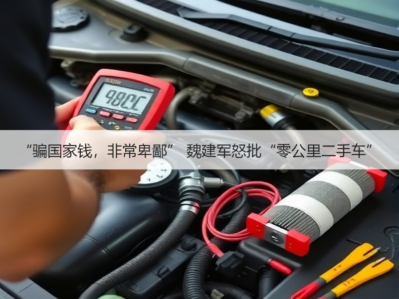 “骗国家钱，非常卑鄙” 魏建军怒批“零公里二手车”