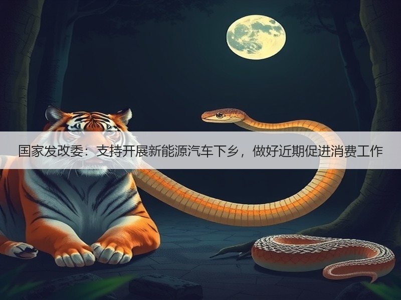 国家发改委:支持开展新能源汽车下乡,做好近期促进消费工作 国家发改委:支持开展新能源汽车下乡,做好近期促进消费工作