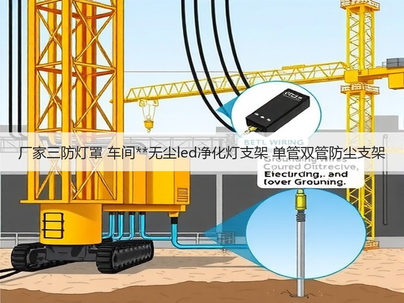 厂家三防灯罩 车间**无尘led净化灯支架 单管双管防尘支架
