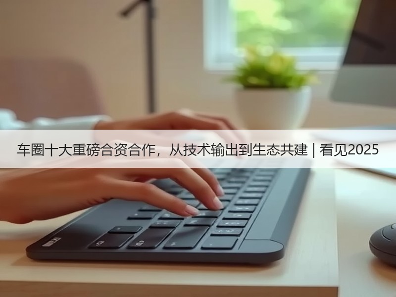 车圈十大重磅合资合作，从技术输出到生态共建 | 看见2025
