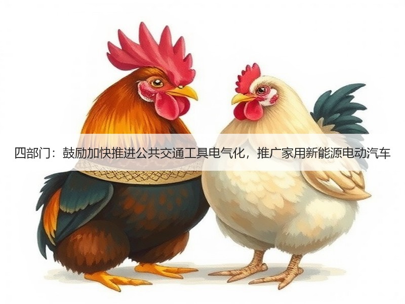 四部门:鼓励加快推进公共交通工具电气化,推广家用新能源电动汽车 四部门:鼓励加快推进公共交通工具电气化,推广家用新能源电动汽车