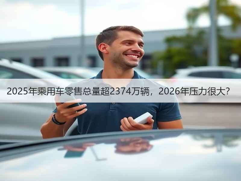 2025年乘用车零售总量超2374万辆，2026年压力很大？