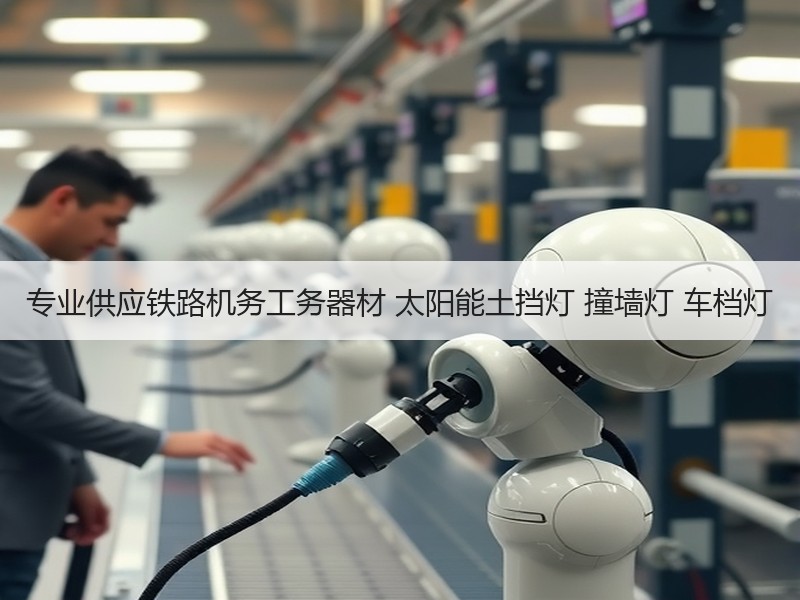 专业供应铁路机务工务器材 太阳能土挡灯 撞墙灯 车档灯