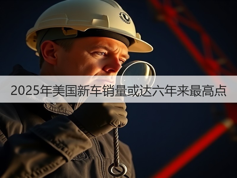 2025年美国新车销量或达六年来最高点 2025年美国新车销量或达六年来最高点
