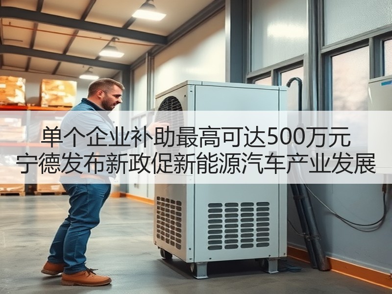 单个企业补助最高可达500万元 宁德发布新政促新能源汽车产业发展 单个企业补助最高可达500万元 宁德发布新政促新能源汽车产业发展