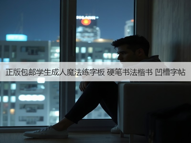 正版包邮学生成人魔法练字板 硬笔书法楷书 凹槽字帖