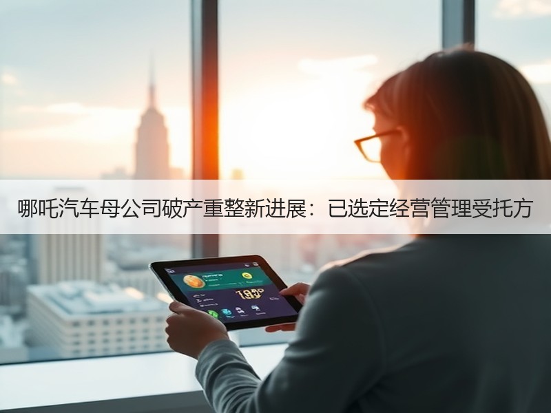 哪吒汽车母公司破产重整新进展：已选定经营管理受托方
